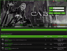 Tablet Screenshot of cabal-online.org